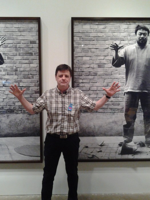 Brian Halladay At Weiwei exhibit at AGOa