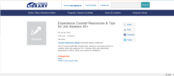 Toronto Public Library Resources